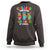 Funny Chilling Through 100 Days Of school Sweatshirt - Wonder Print Shop
