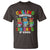Funny Chilling Through 100 Days Of school T Shirt - Wonder Print Shop