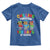 Funny Chilling Through 100 Days Of school Toddler T Shirt