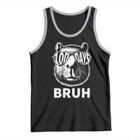 100th Day Of School Capybara Tank Top 100 Days Bruh Cool Capy Bara
