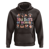 100th Day Of School Cute Capybara Hoodie Motor Skills Creativity Problem Solving Communication
