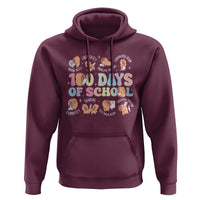 100th Day Of School Cute Capybara Hoodie Motor Skills Creativity Problem Solving Communication