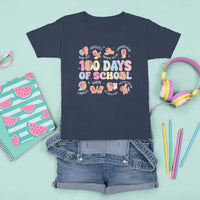 100th Day Of School Cute Capybara T Shirt For Kid Motor Skills Creativity Problem Solving Communication - Wonder Print Shop