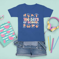100th Day Of School Cute Capybara T Shirt For Kid Motor Skills Creativity Problem Solving Communication - Wonder Print Shop