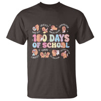 100th Day Of School Cute Capybara T Shirt Motor Skills Creativity Problem Solving Communication - Wonder Print Shop