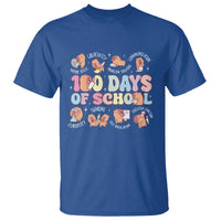 100th Day Of School Cute Capybara T Shirt Motor Skills Creativity Problem Solving Communication - Wonder Print Shop