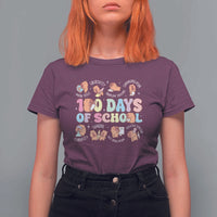 100th Day Of School Cute Capybara T Shirt For Women Motor Skills Creativity Problem Solving Communication - Wonder Print Shop