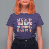100th Day Of School Cute Capybara T Shirt For Women Motor Skills Creativity Problem Solving Communication - Wonder Print Shop