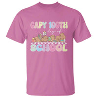 Capy 100 Days Of School Cute Capybara T Shirt - Wonder Print Shop