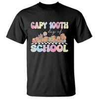 Capy 100 Days Of School Cute Capybara T Shirt - Wonder Print Shop