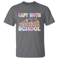 Capy 100 Days Of School Cute Capybara T Shirt - Wonder Print Shop