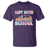 Capy 100 Days Of School Cute Capybara T Shirt - Wonder Print Shop