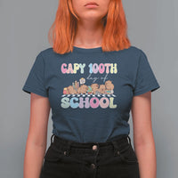 Capy 100 Days Of School Cute Capybara T Shirt For Women - Wonder Print Shop