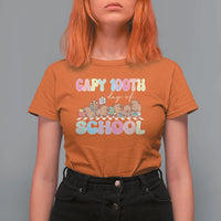 Capy 100 Days Of School Cute Capybara T Shirt For Women - Wonder Print Shop