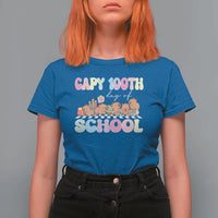 Capy 100 Days Of School Cute Capybara T Shirt For Women - Wonder Print Shop