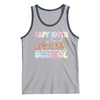 Capy 100 Days Of School Cute Capybara Tank Top