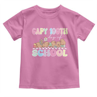 Capy 100 Days Of School Cute Capybara Toddler T Shirt