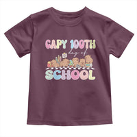 Capy 100 Days Of School Cute Capybara Toddler T Shirt