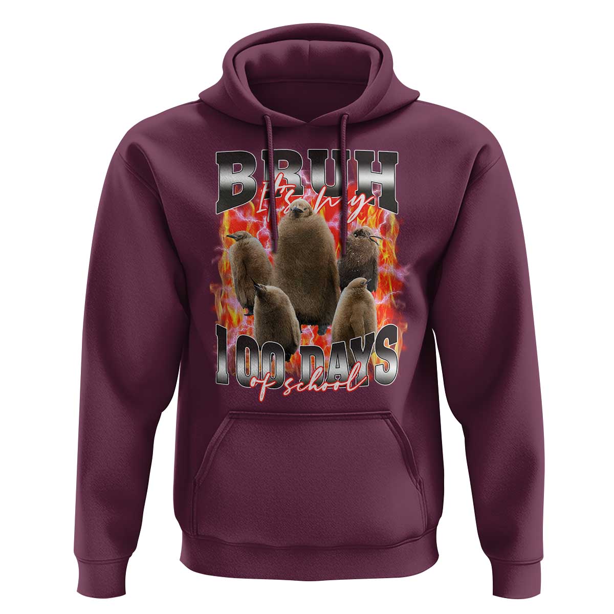 Funny Pesto Bruh It's My 100 Days Of School Hoodie