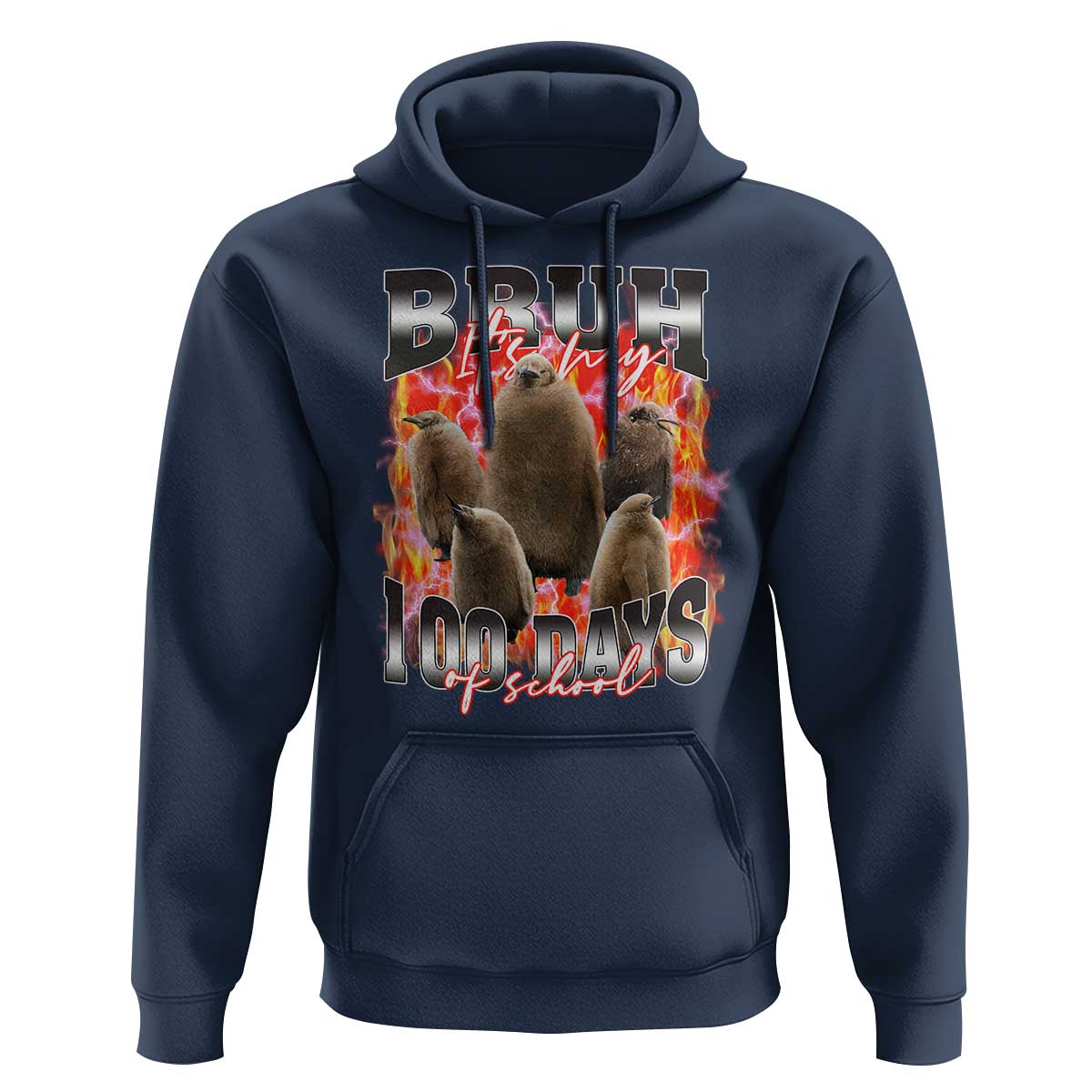 Funny Pesto Bruh It's My 100 Days Of School Hoodie