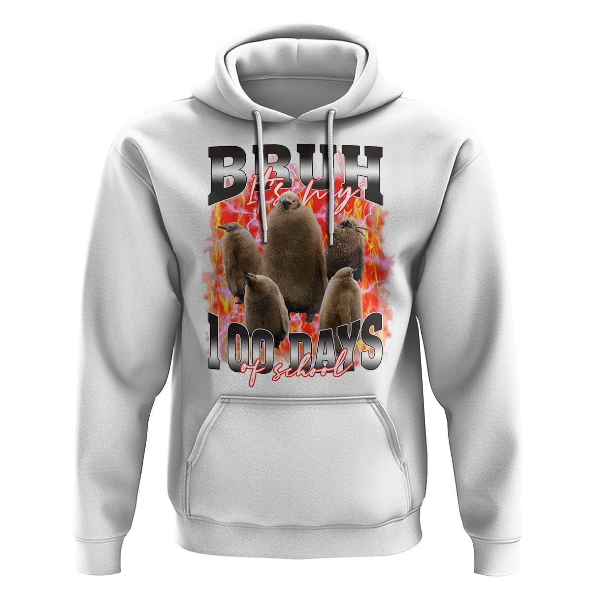 Funny Pesto Bruh It's My 100 Days Of School Hoodie