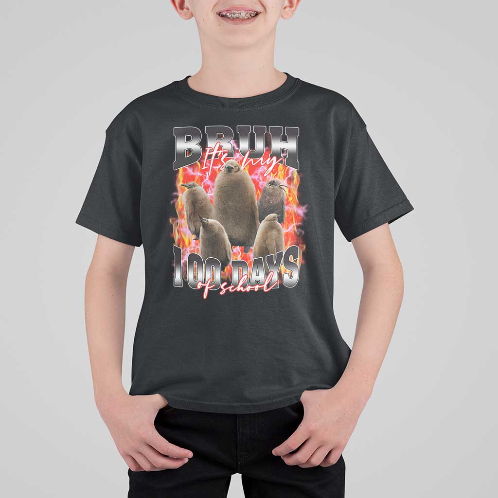 Funny Pesto Bruh It's My 100 Days Of School T Shirt For Kid