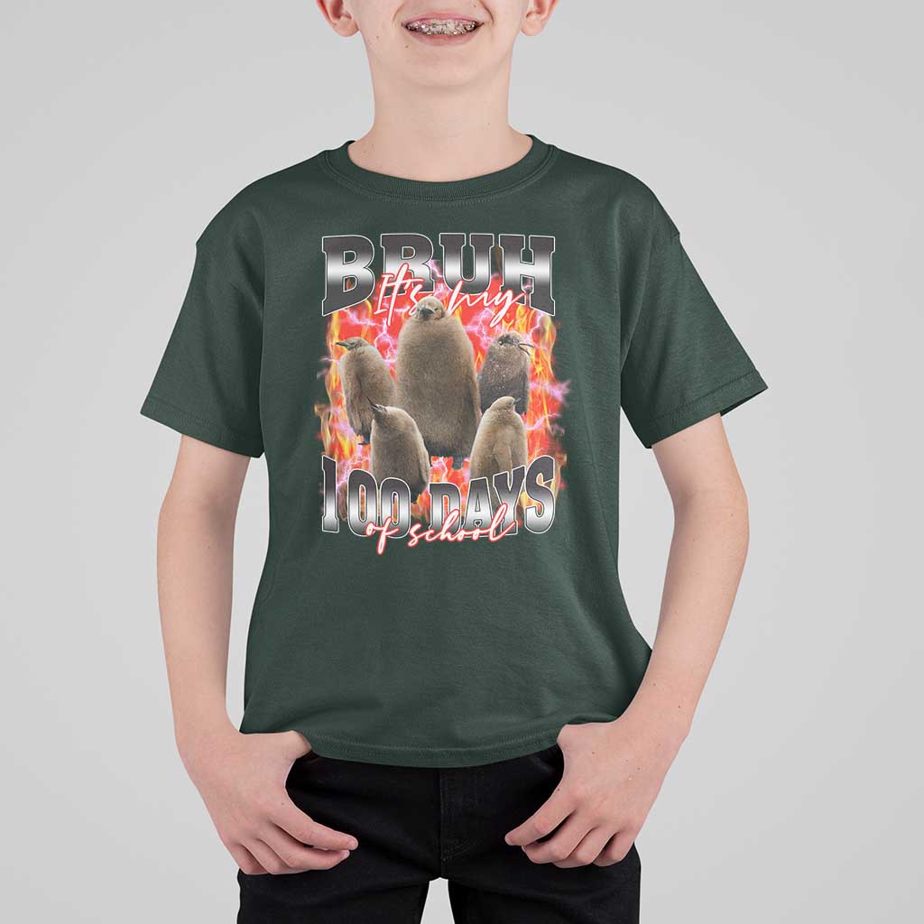 Funny Pesto Bruh It's My 100 Days Of School T Shirt For Kid
