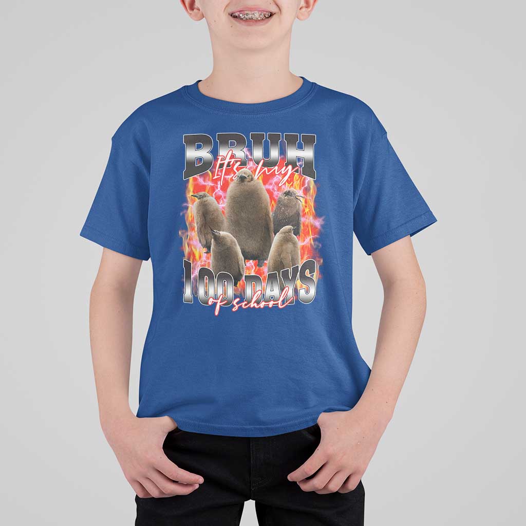 Funny Pesto Bruh It's My 100 Days Of School T Shirt For Kid