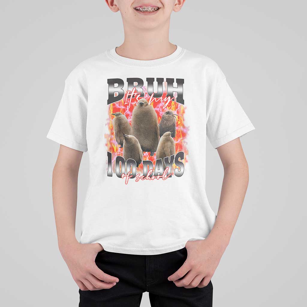 Funny Pesto Bruh It's My 100 Days Of School T Shirt For Kid