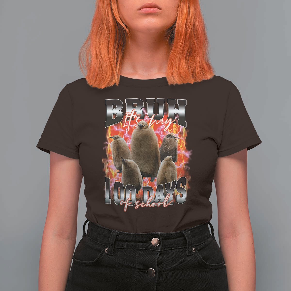 Funny Pesto Bruh It's My 100 Days Of School T Shirt For Women