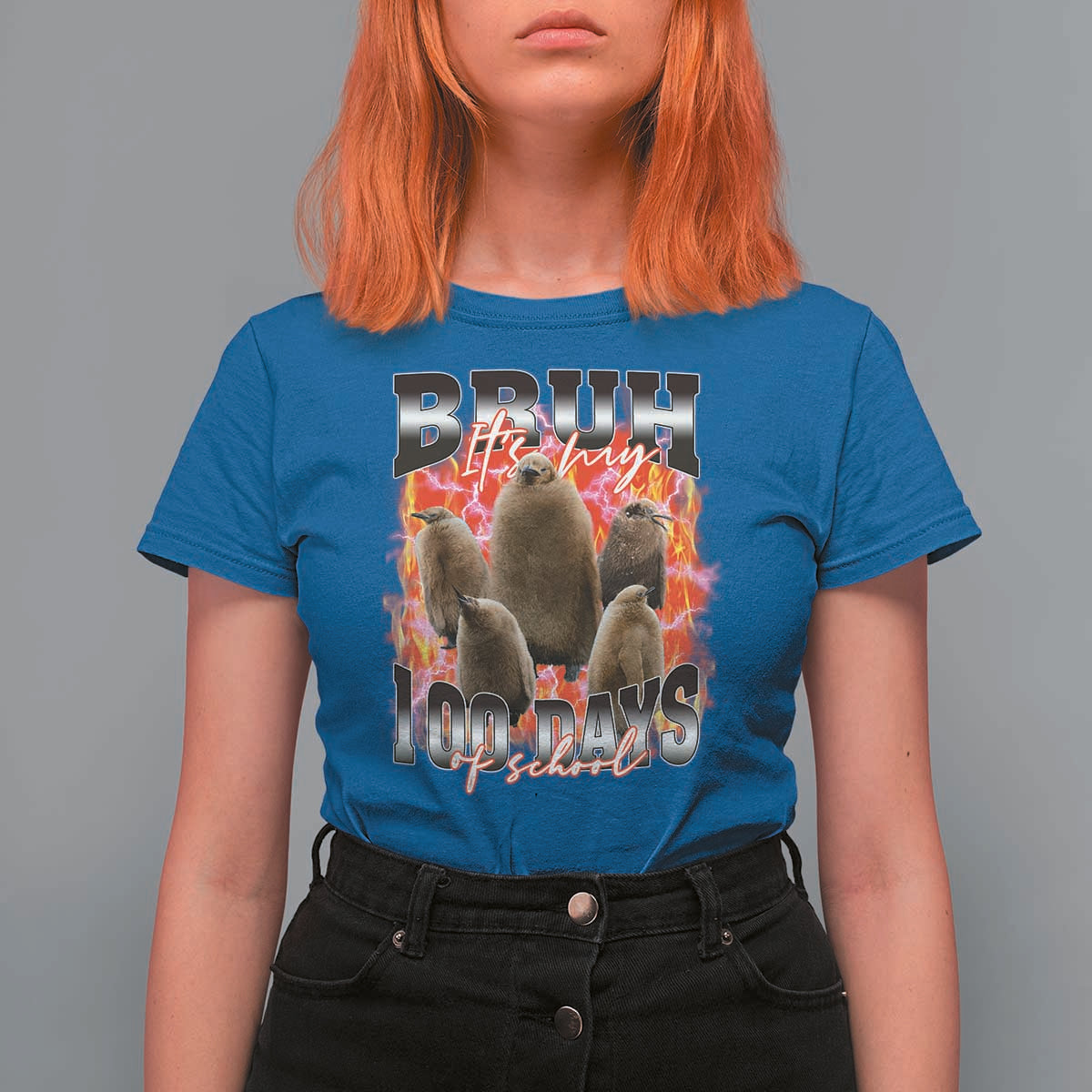 Funny Pesto Bruh It's My 100 Days Of School T Shirt For Women