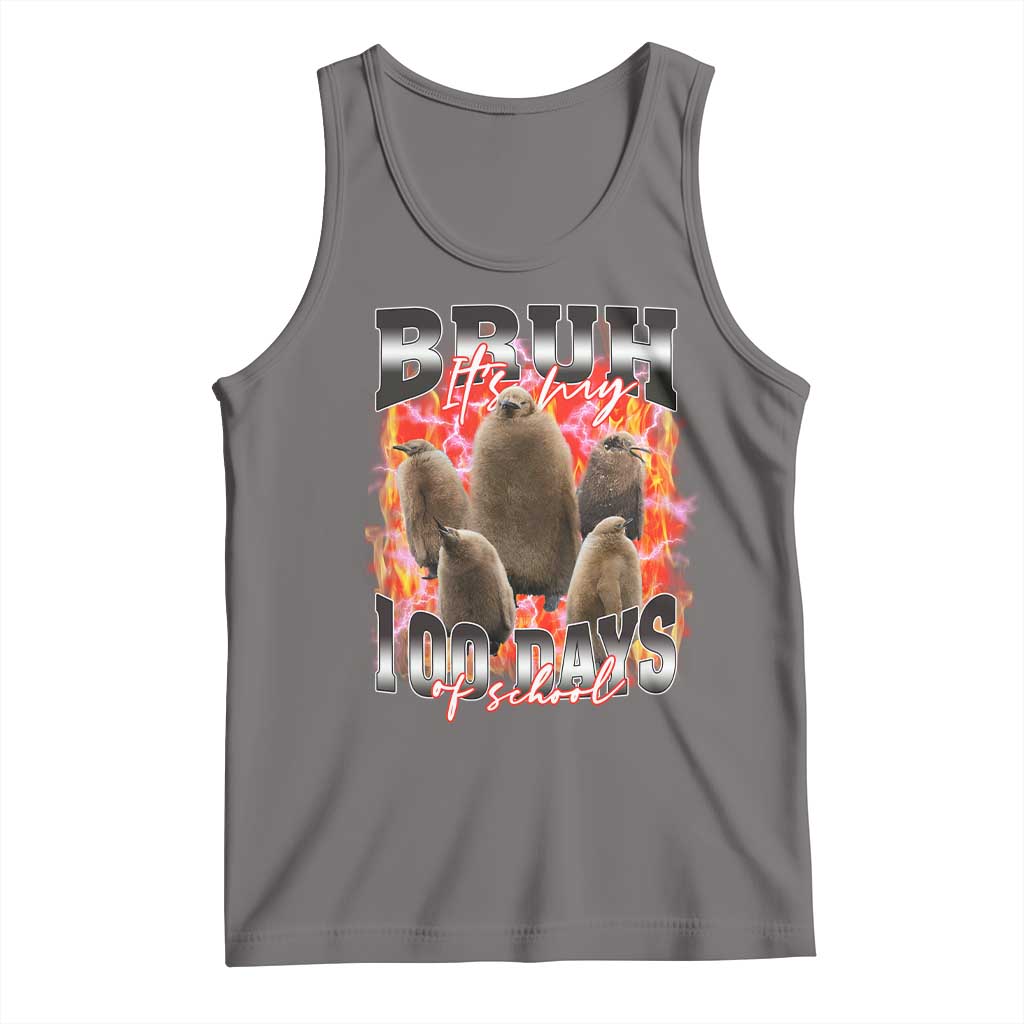 Funny Pesto Bruh It's My 100 Days Of School Tank Top