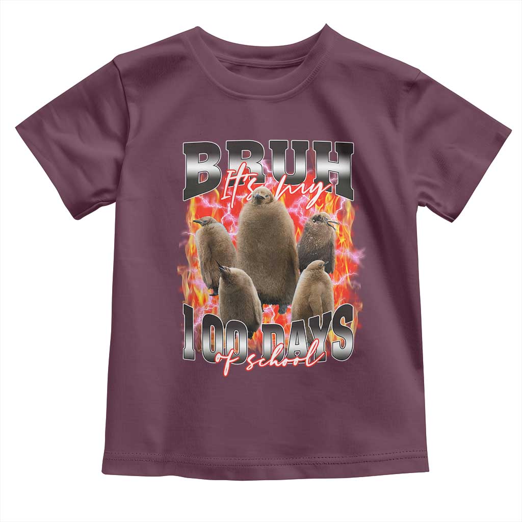 Funny Pesto Bruh It's My 100 Days Of School Toddler T Shirt