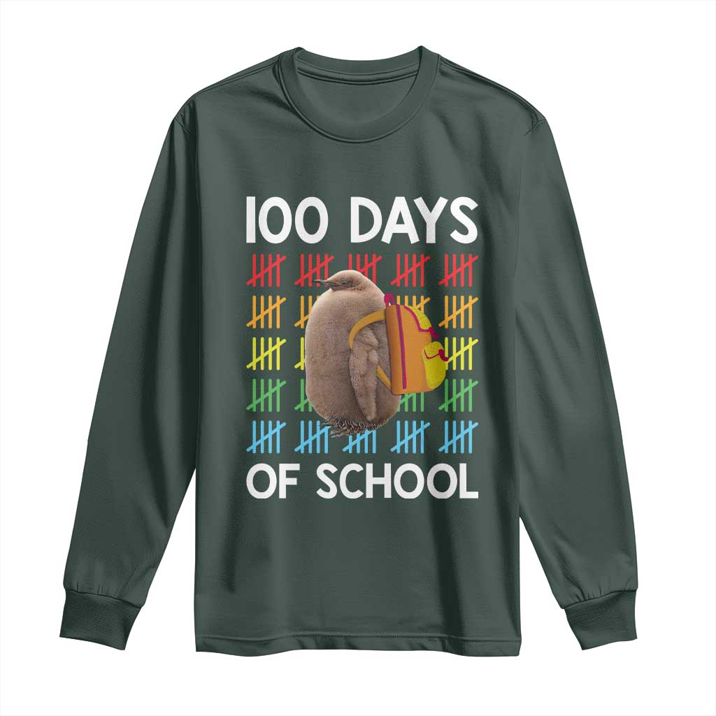 Funny Pesto 100 Days Of School Long Sleeve Shirt