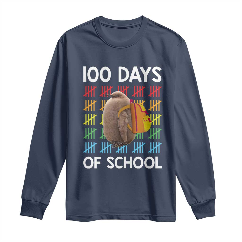 Funny Pesto 100 Days Of School Long Sleeve Shirt