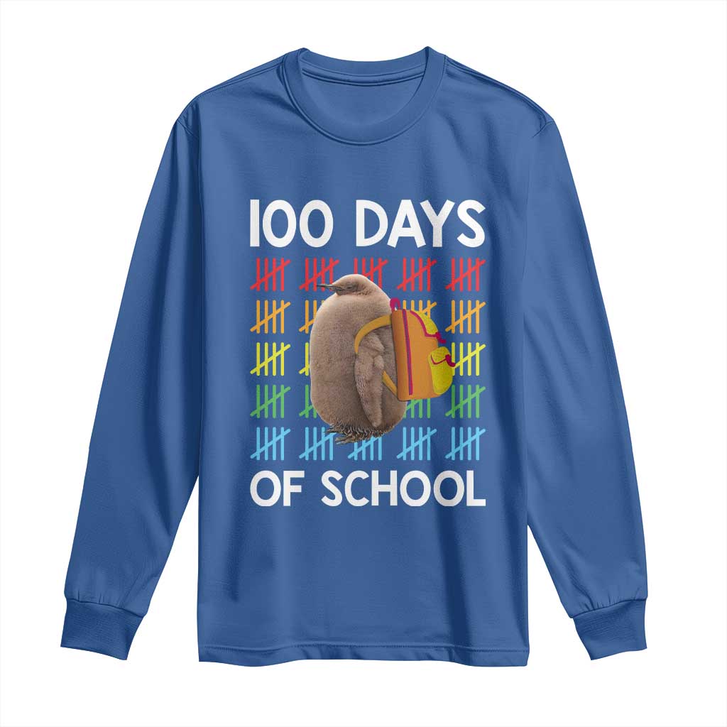 Funny Pesto 100 Days Of School Long Sleeve Shirt