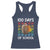 Funny Pesto 100 Days Of School Racerback Tank Top