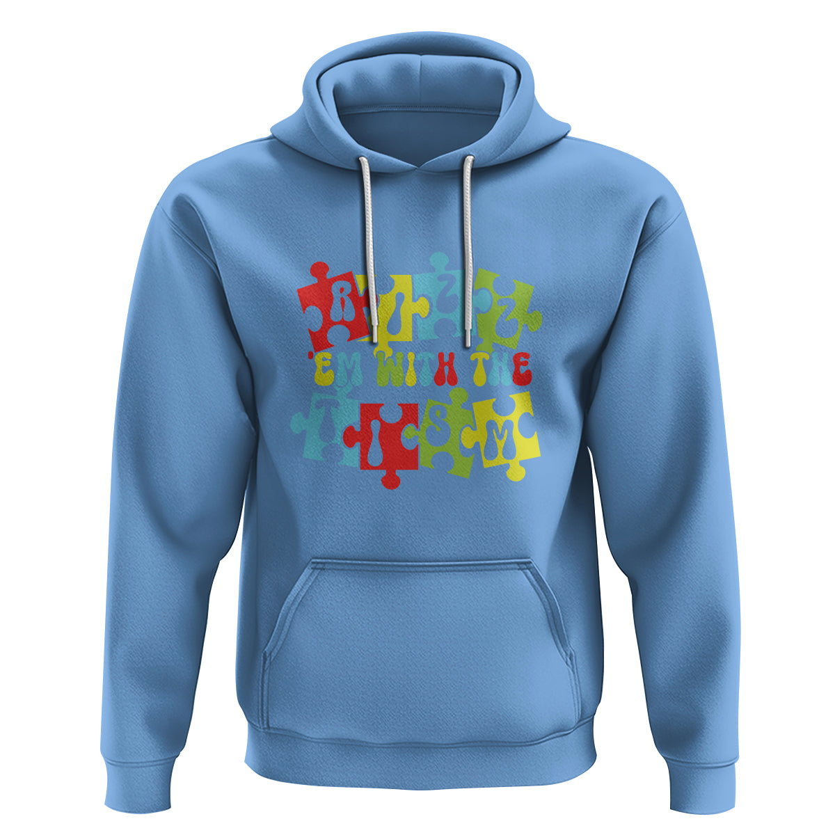 Autism Awareness Hoodie Rizz'em With The Tism Autistic - Wonder Print Shop