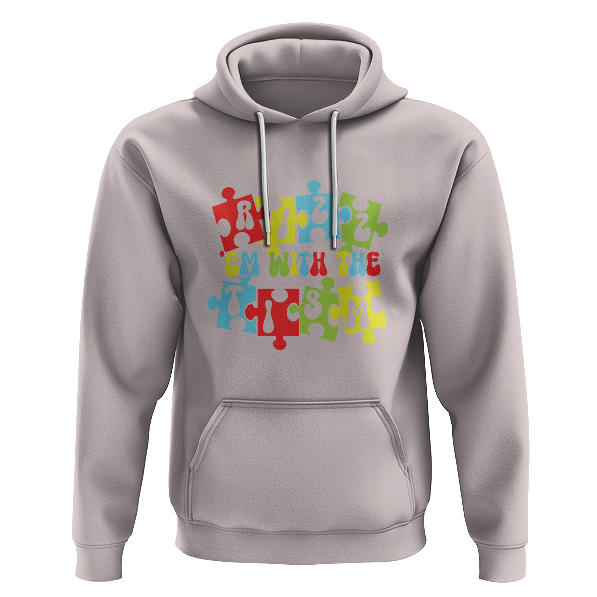 Autism Awareness Hoodie Rizz'em With The Tism Autistic - Wonder Print Shop