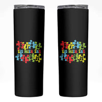 Autism Awareness Skinny Tumbler Rizz'em With The Tism Autistic