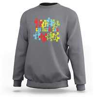Autism Awareness Sweatshirt Rizz'em With The Tism Autistic - Wonder Print Shop