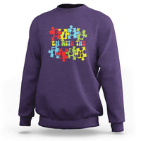 Autism Awareness Sweatshirt Rizz'em With The Tism Autistic - Wonder Print Shop