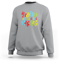 Autism Awareness Sweatshirt Rizz'em With The Tism Autistic - Wonder Print Shop