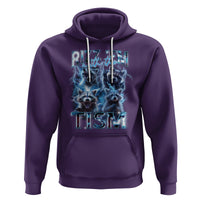 Autism Awareness Hoodie Rizz Em With The Tism Funny Meme Autistic Raccoon - Wonder Print Shop