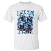 Autism Awareness T Shirt Rizz Em With The Tism Funny Meme Autistic Raccoon - Wonder Print Shop