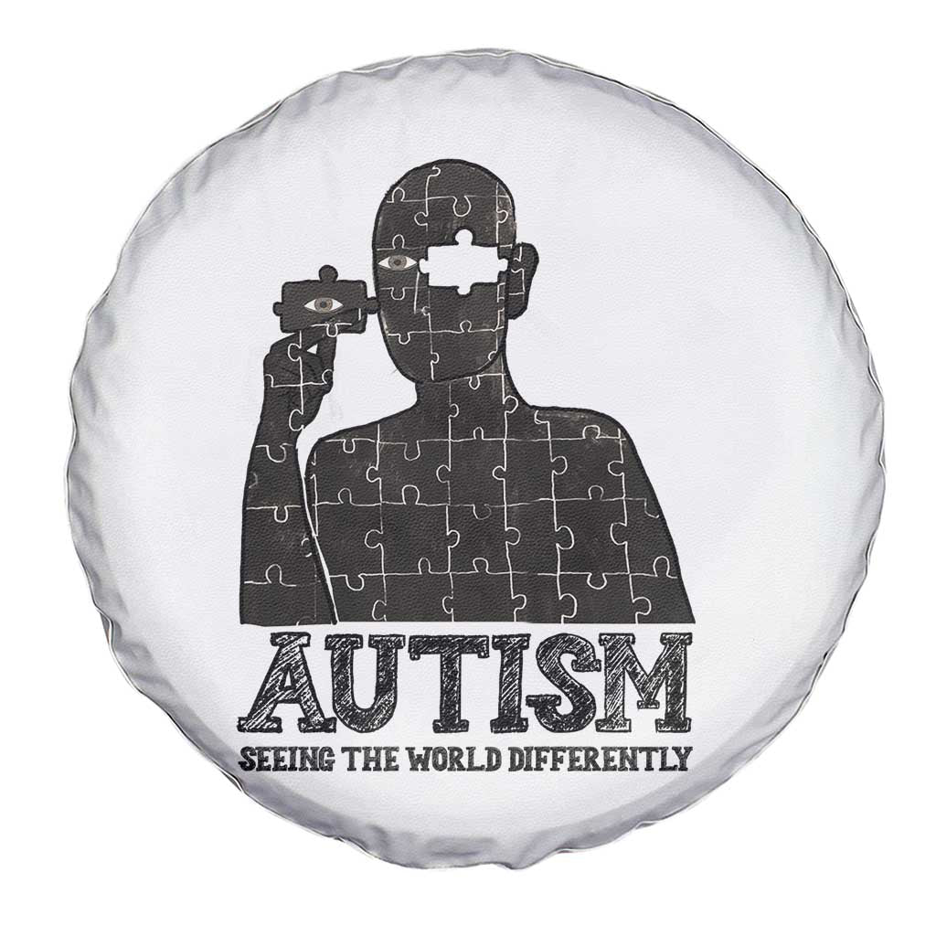 Autism Awareness Spare Tire Cover Autistic Seeing The World From A Different Angle Aesthetic
