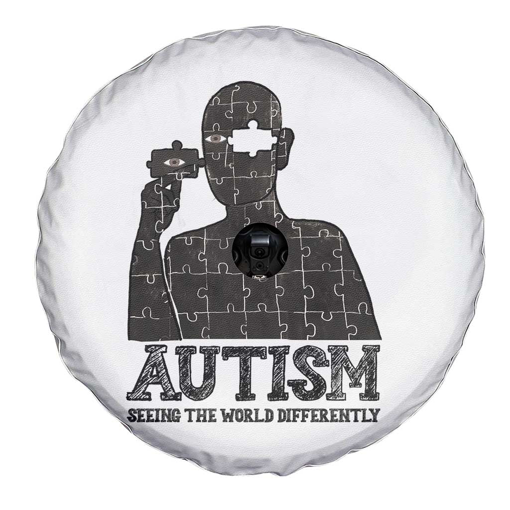 Autism Awareness Spare Tire Cover Autistic Seeing The World From A Different Angle Aesthetic