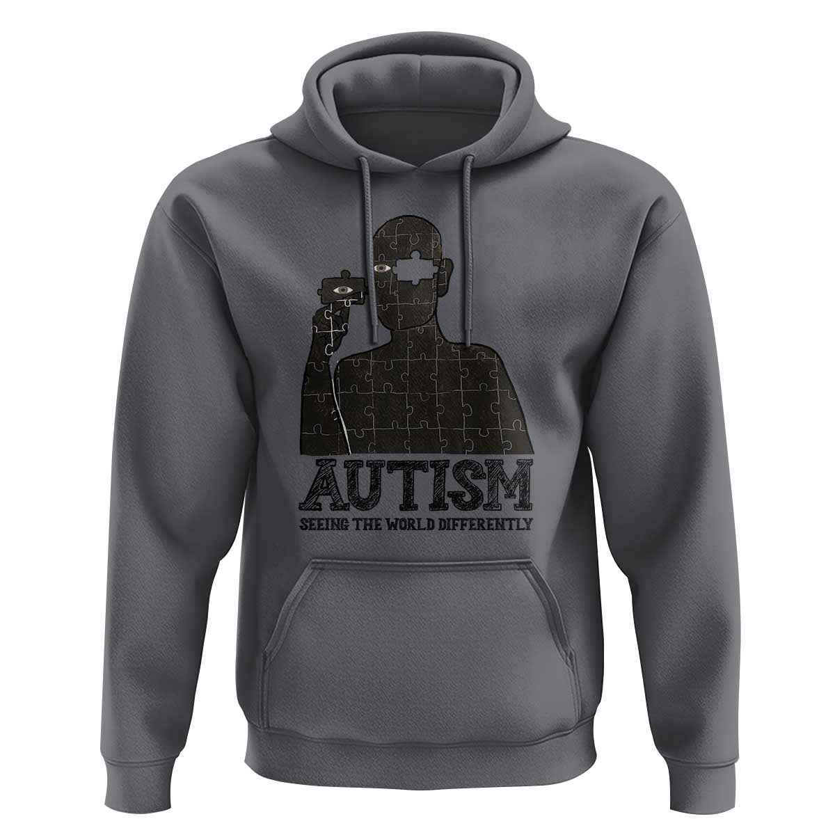 Autism Awareness Hoodie Autistic Seeing The World From A Different Angle Aesthetic