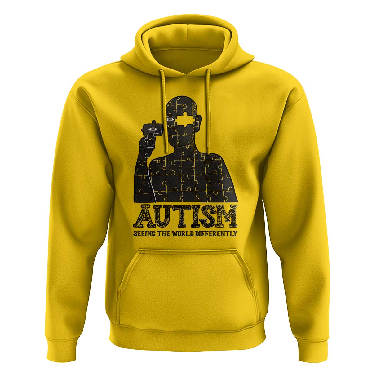 Autism Awareness Hoodie Autistic Seeing The World From A Different Angle Aesthetic