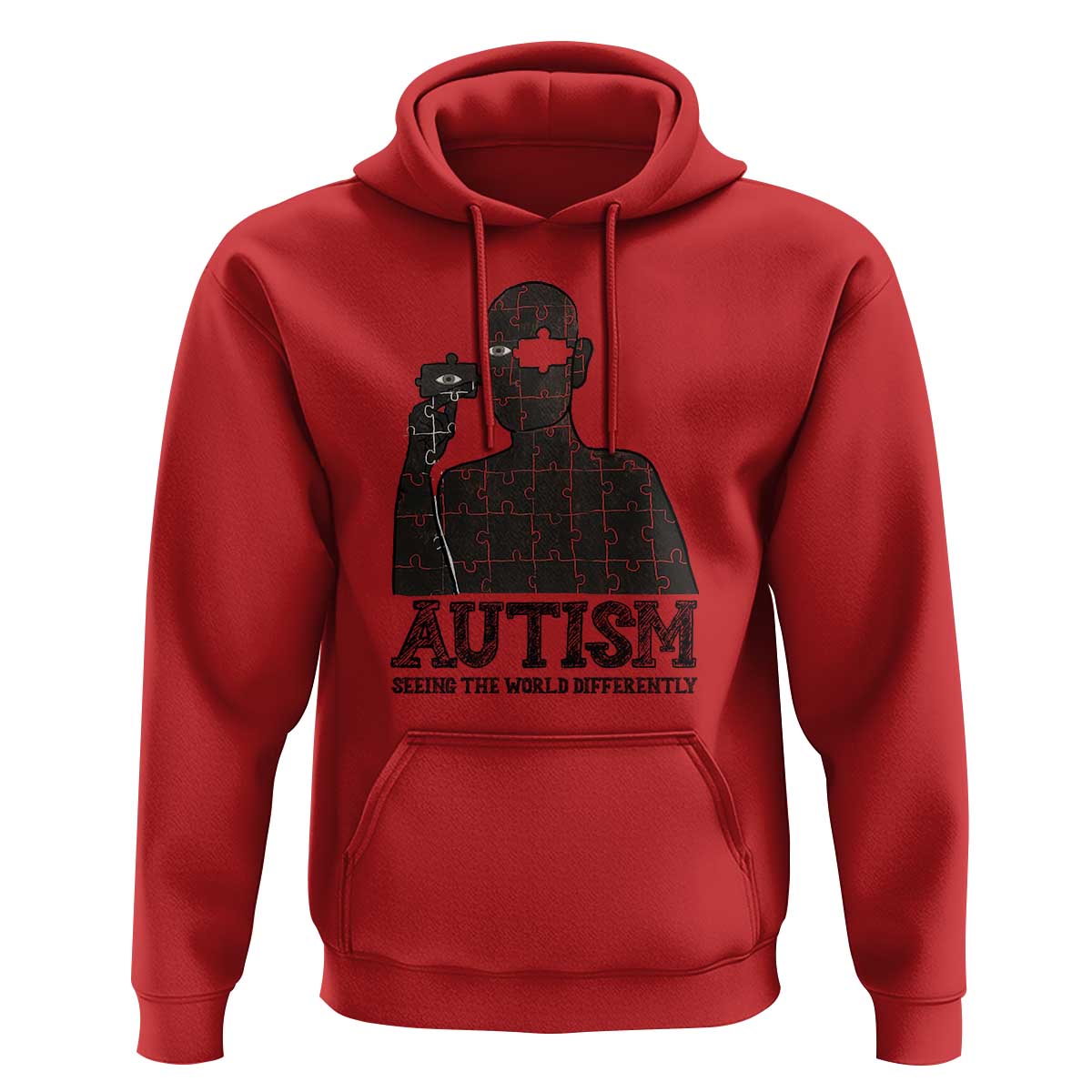 Autism Awareness Hoodie Autistic Seeing The World From A Different Angle Aesthetic